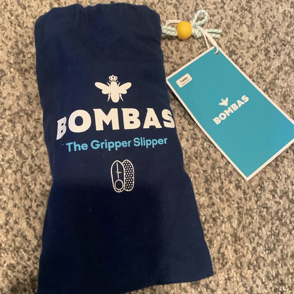 NWT Bombas Toddler Gripper Slipper size 5-7 toddler